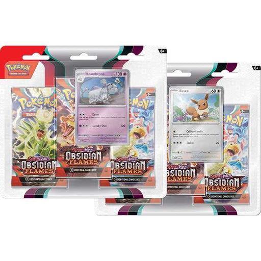 Pokemon TCG : Obsidian Flames 3-Pack Booster -Houndstone