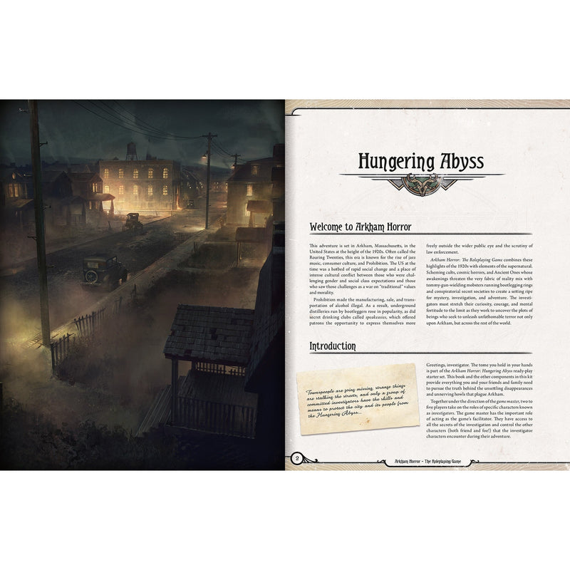 Arkham Horror : The Roleplaying Game Starter Set Hungering Abyss