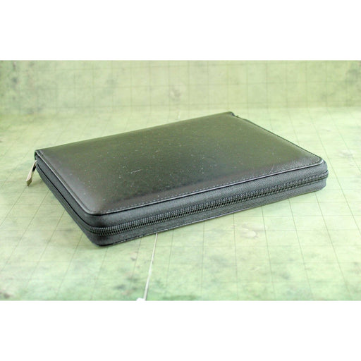 Black Leather Mystery Blind Folder with 5 Dice Sets