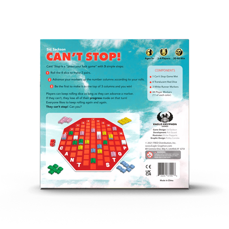 Can't Stop 2nd Edition