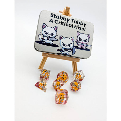 Cat Dice Tins Stabby Tabby