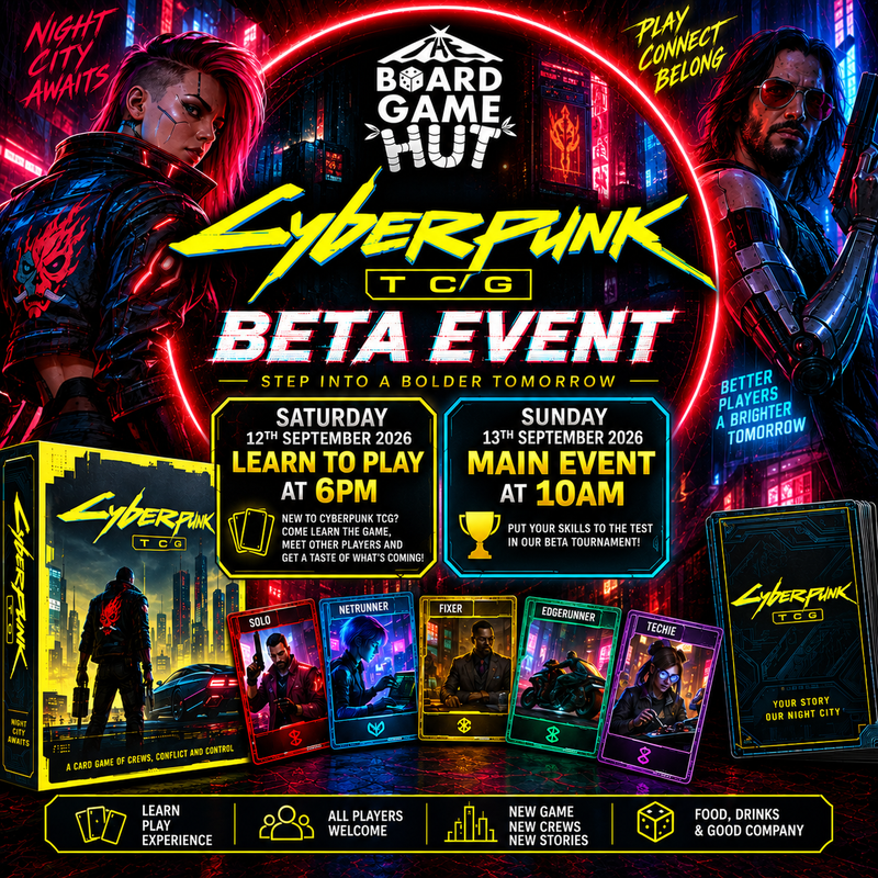 Cyberpunk TCG Beta Event