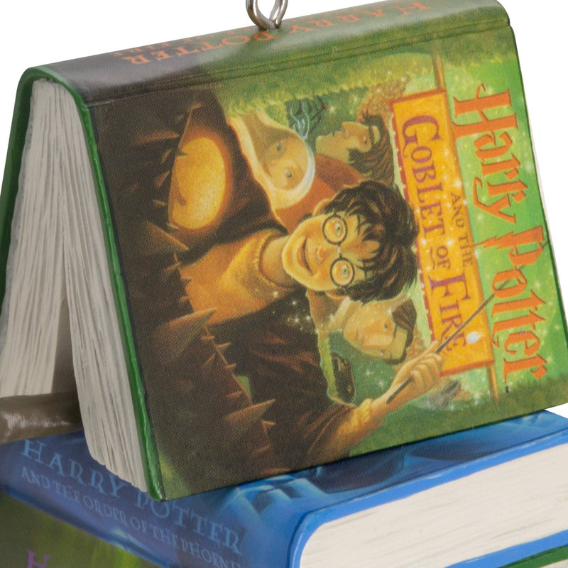 Collectable Harry Potter™ - Book Stack and Wand Ornament: Harry Potter