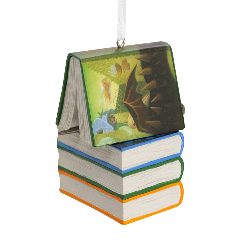 Collectable Harry Potter™ - Book Stack and Wand Ornament: Harry Potter
