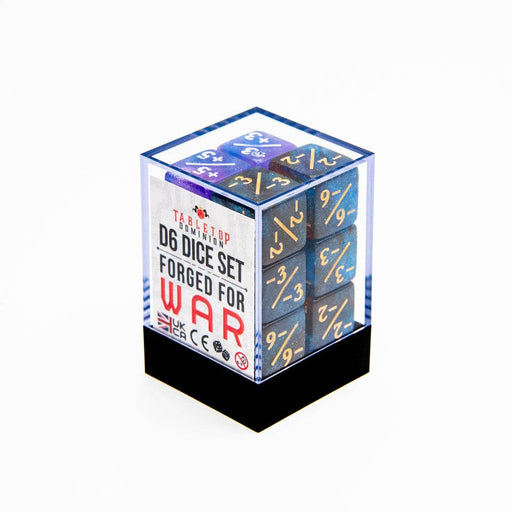 D6 Dice Counters | Red Blue | RPG | 12 Pack