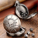 Death's Keeper | Pocket Watch Case | Ancient Silver