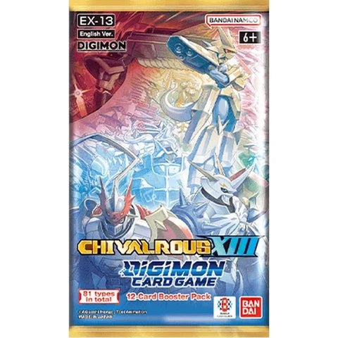 Digimon Card Game: Extra Booster Box- Chivalrous XIII 24 Packs -PREORDER