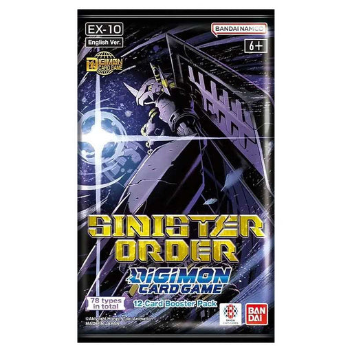 Digimon Card Game: Extra Booster Box - Sinister Order Booster Pack EX-10