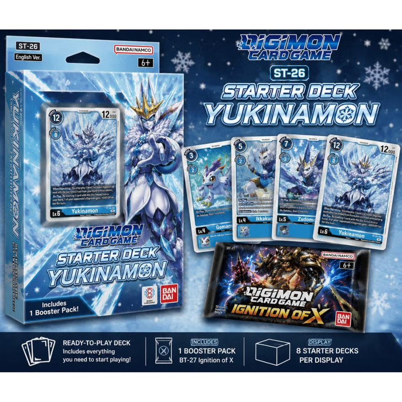 Digimon Card Game: Starter Deck - Yukinamon ST-26 -PREORDER