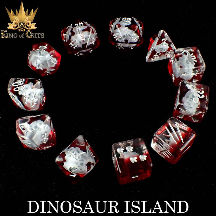 Dinosaur Island - 11 Dice Set