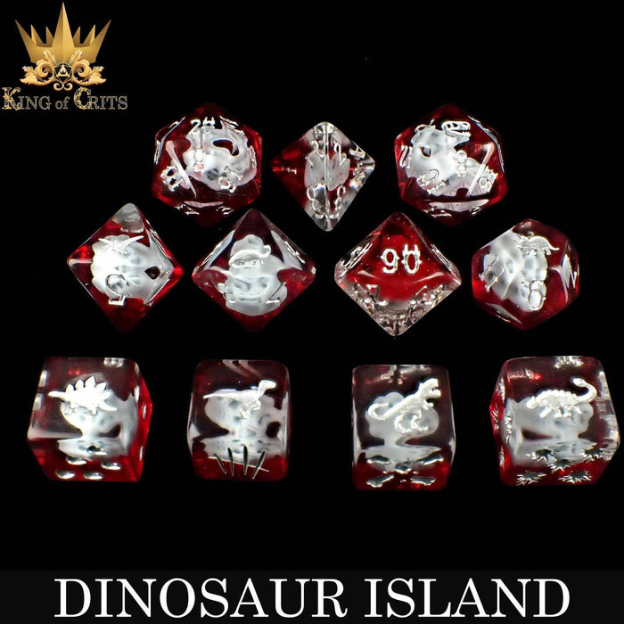 Dinosaur Island - 11 Dice Set