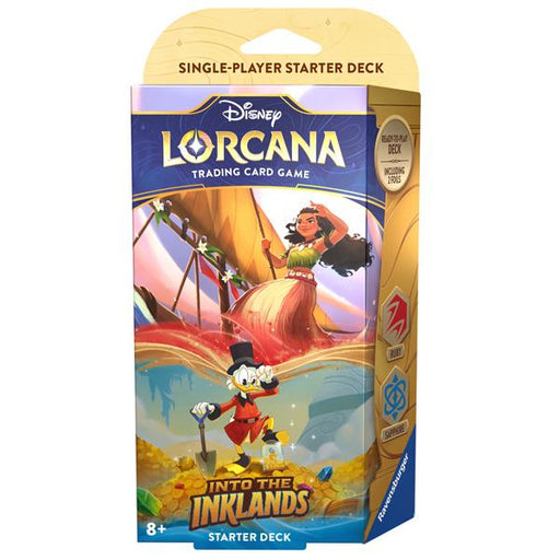 Disney Lorcana : Into the Inklands - Moana & Scrooge Starter Deck