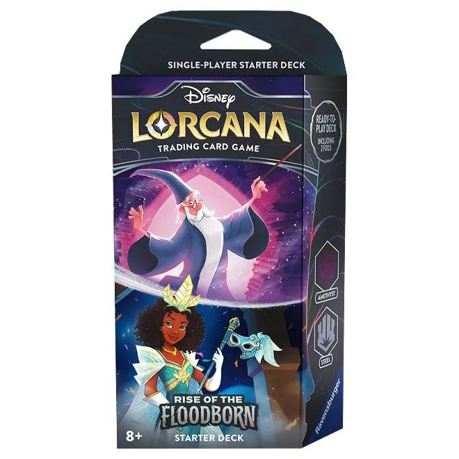Disney Lorcana : RIse of the Floodborn - Merlin and Tiana Starter Deck