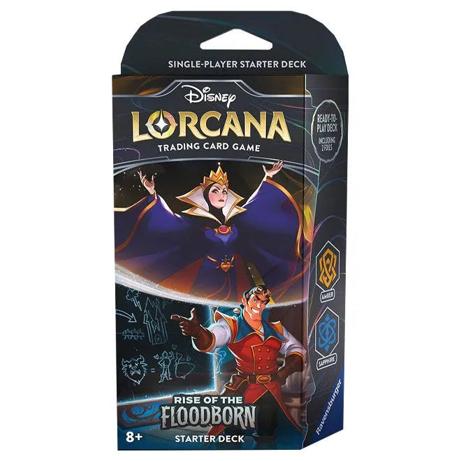Disney Lorcana : RIse of the Floodborn - The Queen and Gaston Starter Deck