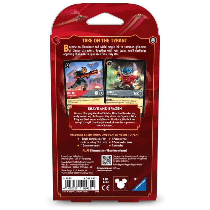 Disney Lorcana : Reign of Jafar Starter Deck - Mulan & Stitch