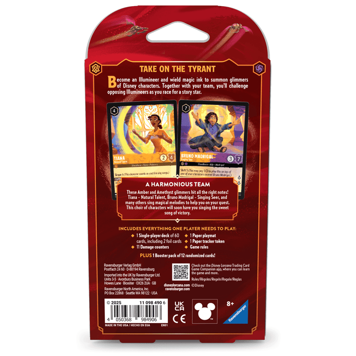 Disney Lorcana : Reign of Jafar Starter Deck - Tiana & Bruno