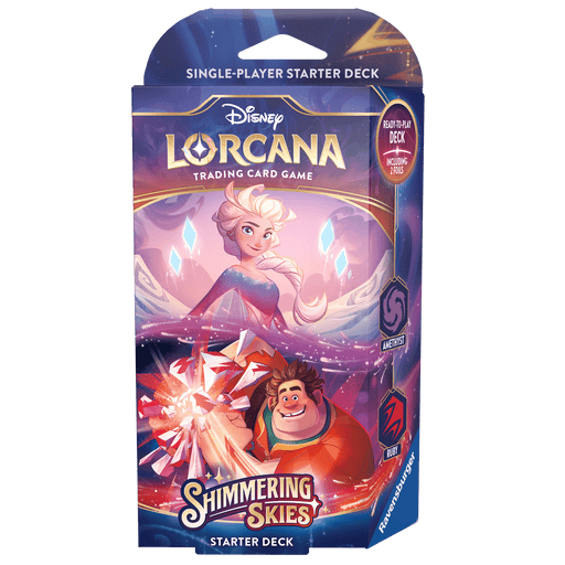 Disney Lorcana : Shimmering Skies - Starter Deck : Elsa & Ralph