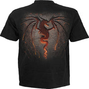 Dragon Furnace Black T-Shirt