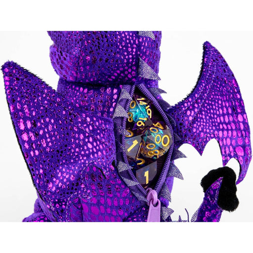 Dragon Plush Dice Bag: Purple