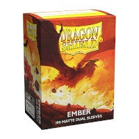 Dragon Shield -Dual Matte Standard Sleeves - Ember 100ct