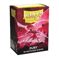 Dragon Shield -Dual Matte Standard Sleeves - Fury 100ct