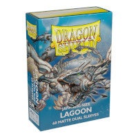 Dragon Shield - Japenese Size Sleeves 60pk - Dual Matte -Lagoon
