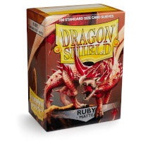 Dragon Shield - Matte Standard Sleeves - Ruby 100ct