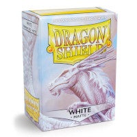 Dragon Shield - Matte Standard Sleeves - White 100ct