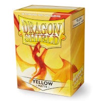 Dragon Shield - Matte Standard Sleeves - Yellow 100ct