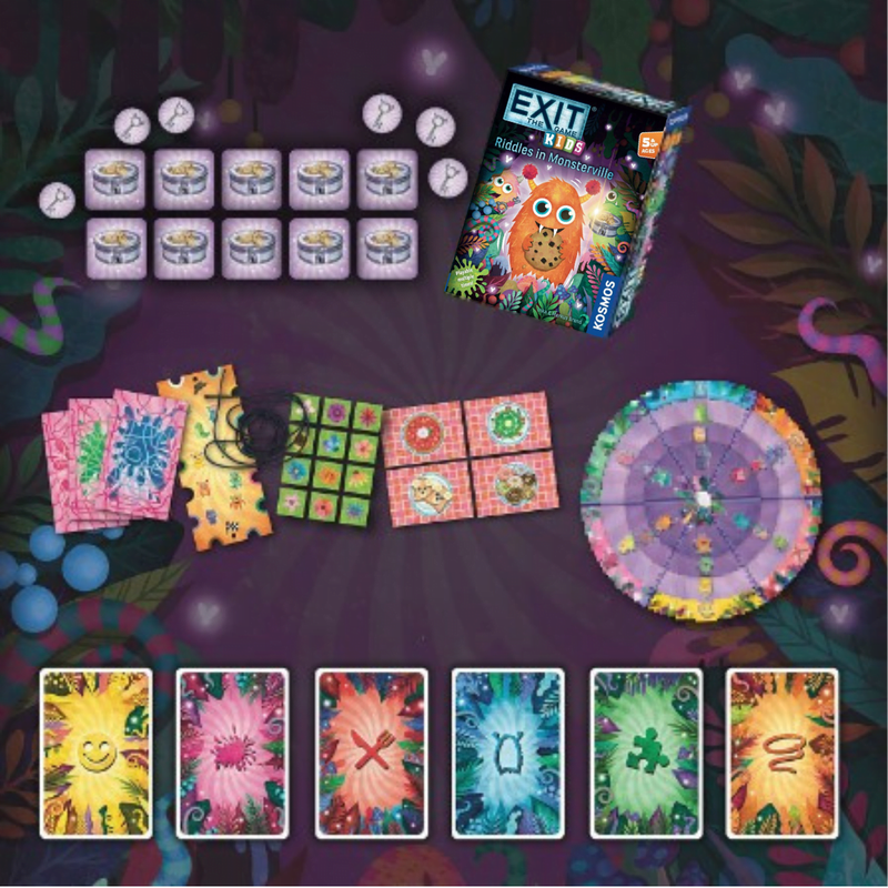 EXIT Kids: Riddles in Monsterville - Escape Room Board Game