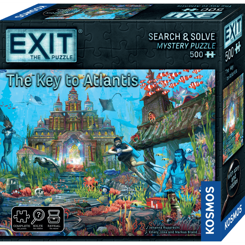 EXIT Puzzle: The Key to Atlantis - Escape Room Jigsaw Puzzle - Dinged Grade 2