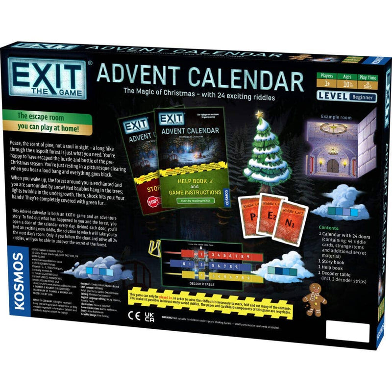 Exit Advent Calendar: The Magic of Christmas - Board Game