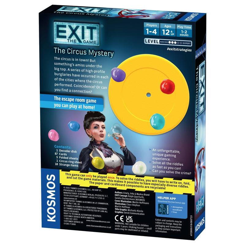 Exit: The Circus Mystery - Escape Room Board Game