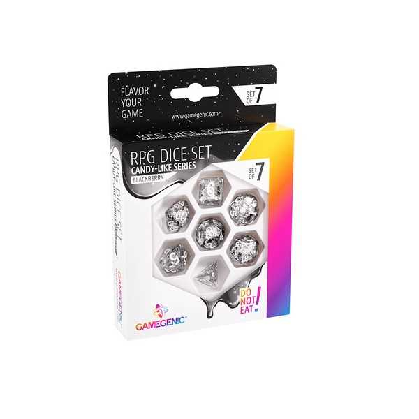 Gamegenic Candy-Like Series - Blackberry- Rpg Dice 7pcs