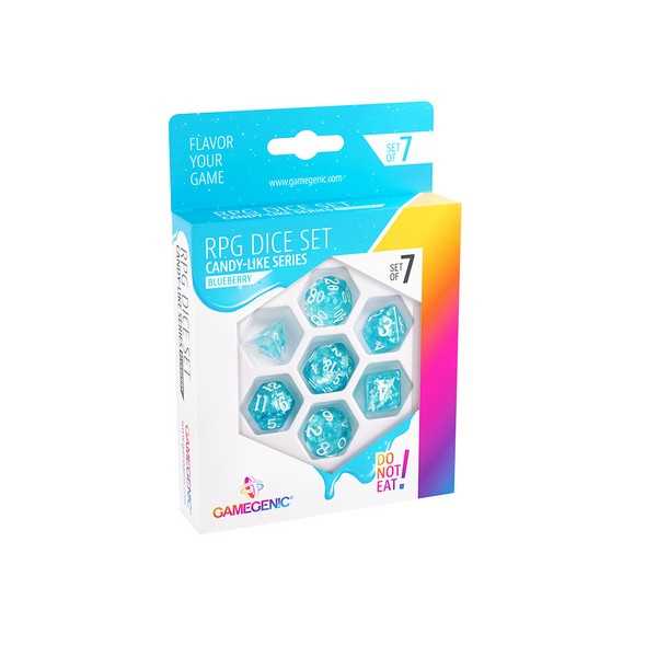 Gamegenic Candy-Like Series - Blueberry- Rpg Dice 7pcs