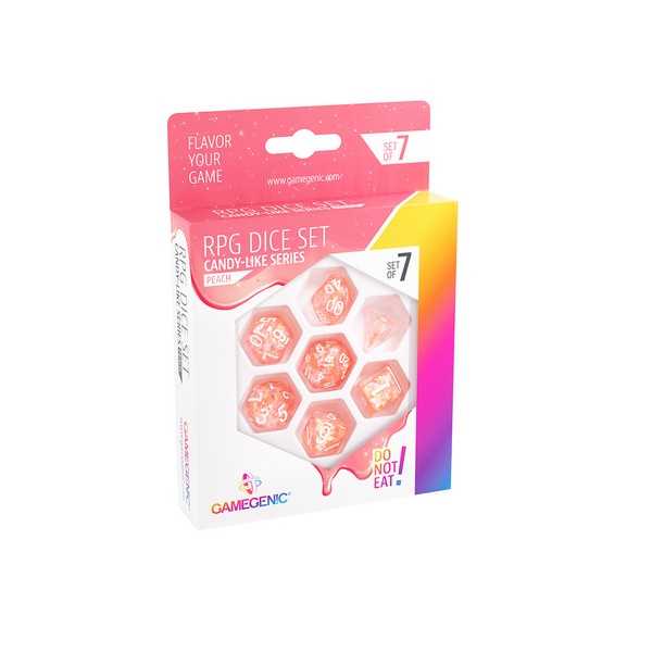 Gamegenic Candy-Like Series - Peach- Rpg Dice 7pcs