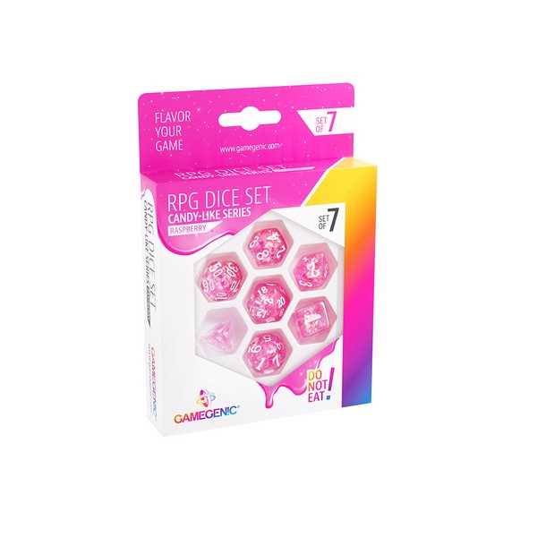 Gamegenic Candy-Like Series - Rasberry- Rpg Dice 7pcs