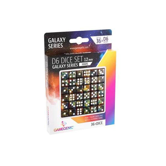 Gamegenic Galaxy series - Mars - D6 Dice Set 12mm 36 Pcs