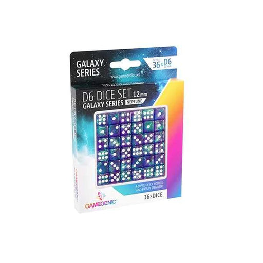 Gamegenic Galaxy series - Neptune - D6 Dice Set 12mm 36 Pcs