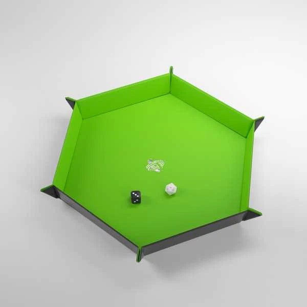 Gamegenic Magnectis Dice Tray Hexagonal : Black/Green