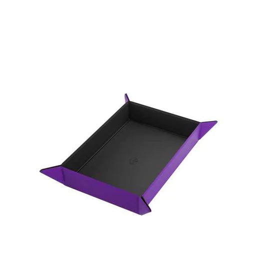 Gamegenic Magnectis Dice Tray Rectangular : Black/Purple