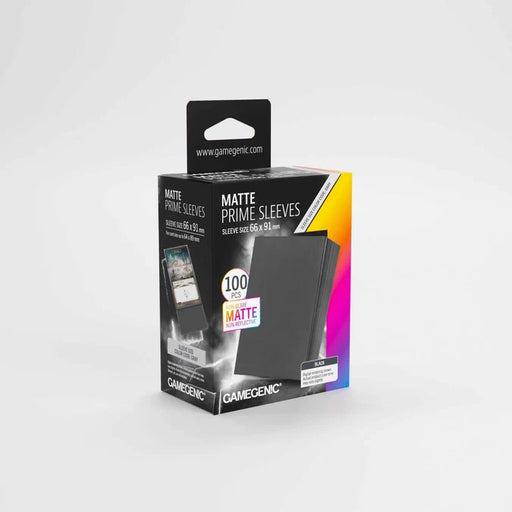 Gamegenic Matte Prime Sleeves Black 66x91 100 ct.