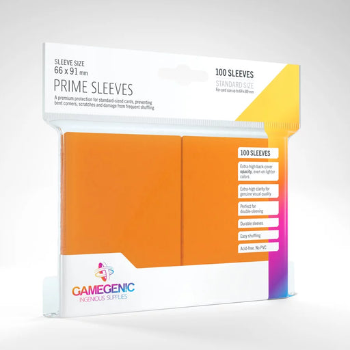 Gamegenic Prime Sleeves - Orange