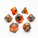 Golden Licorice | Acrylic Dice | 7-Polyhedral Set