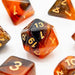 Golden Licorice | Acrylic Dice | 7-Polyhedral Set