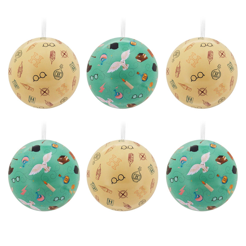 Harry Potter™ Tin Bauble Christmas Ornaments, Pack Of 12