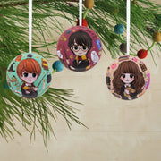 Harry Potter™ Tin Bauble Christmas Ornaments, Pack Of 12