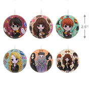 Harry Potter™ Tin Bauble Christmas Ornaments, Pack Of 12