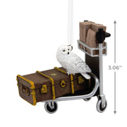 Harry Potter™ - Trolley With Trunk & Hedwig The Owl Ornament
