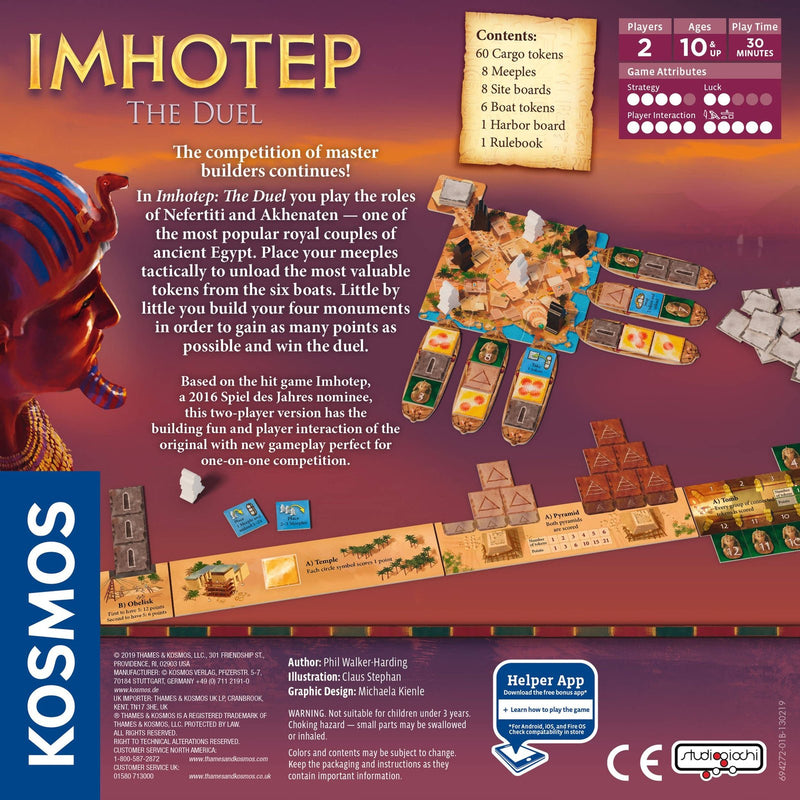 Imhotep: The Duel - Board Game